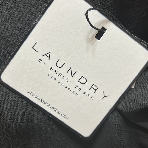 Laundry by Shelli Segal Black Blouse M - Picture 4 of 8